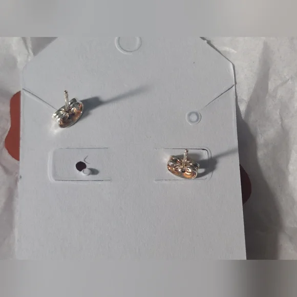 3/$10 Brown Floppy Ear Dog Post Earrings - Picture 2 of 3